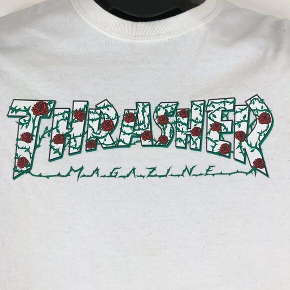 Thrasher Magazine Crew Neck Graphic Tee Men's Small Short Sleeve 100% Cotton - Picture 2 of 13